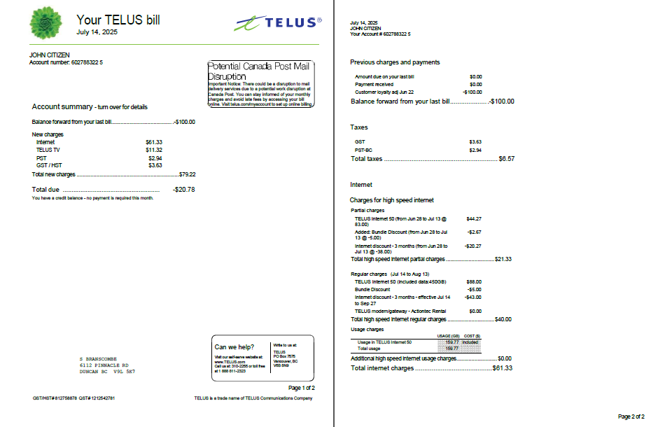  Minol USA business utility bill 